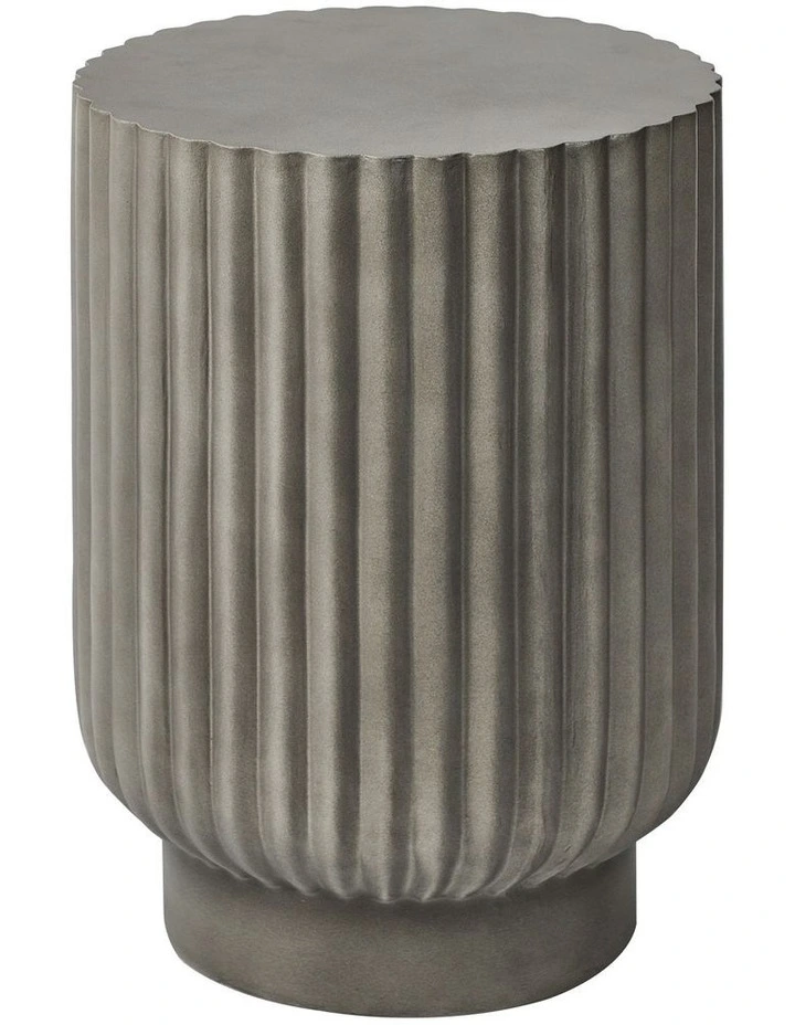 Cooper & Co. 56Cm Seville Concrete Side Table Stool Light Grey