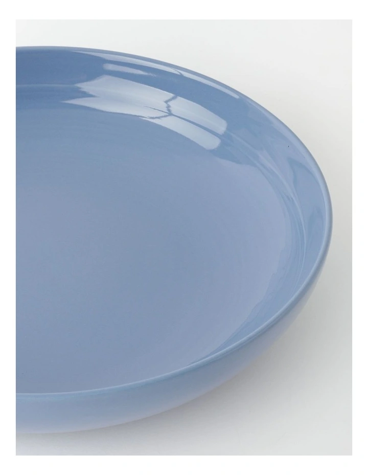 Avenue Shallow Serving Bowl in Dusk Blue