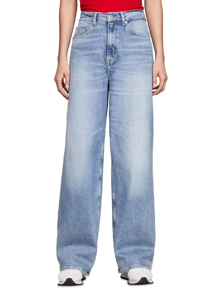 Claire High Rise Wide Leg Jeans in Denim