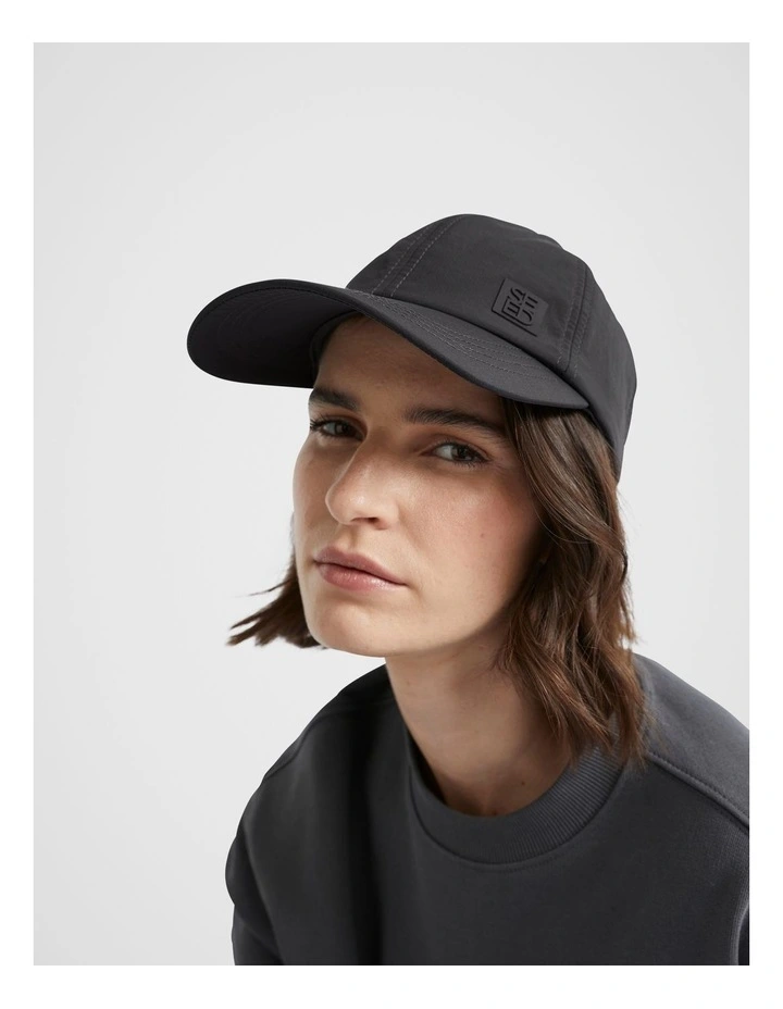Monochrome Logo Cap in Steel