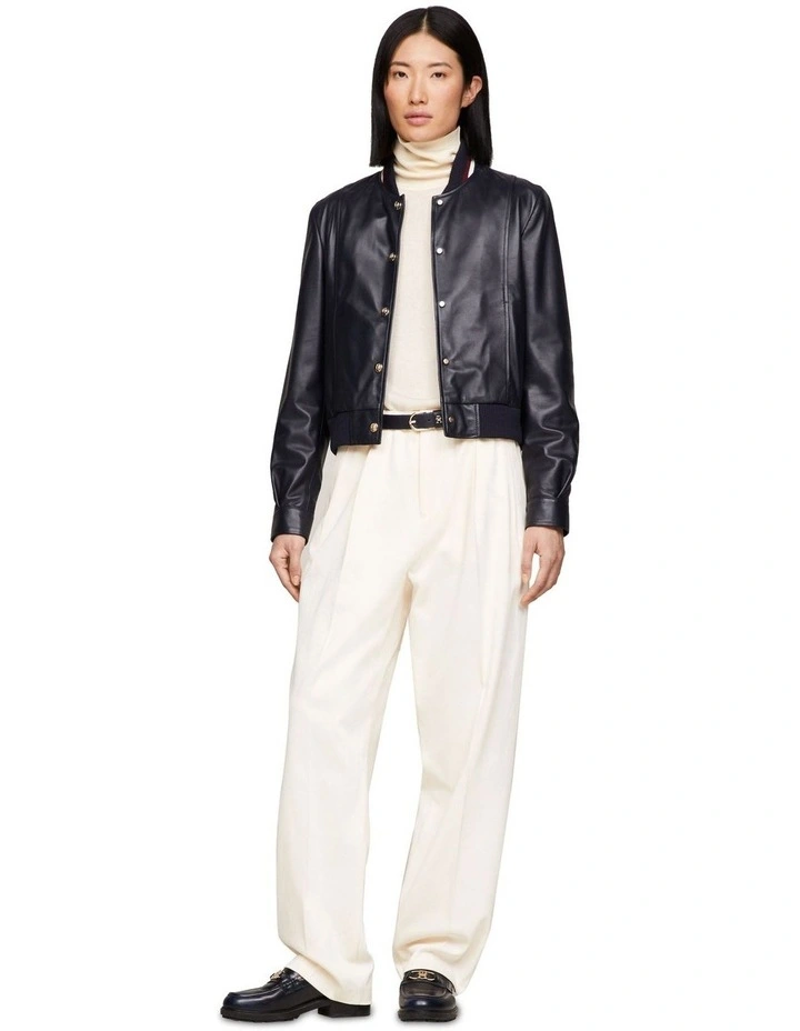 Relaxed Fit Straight Leg Chino in Beige