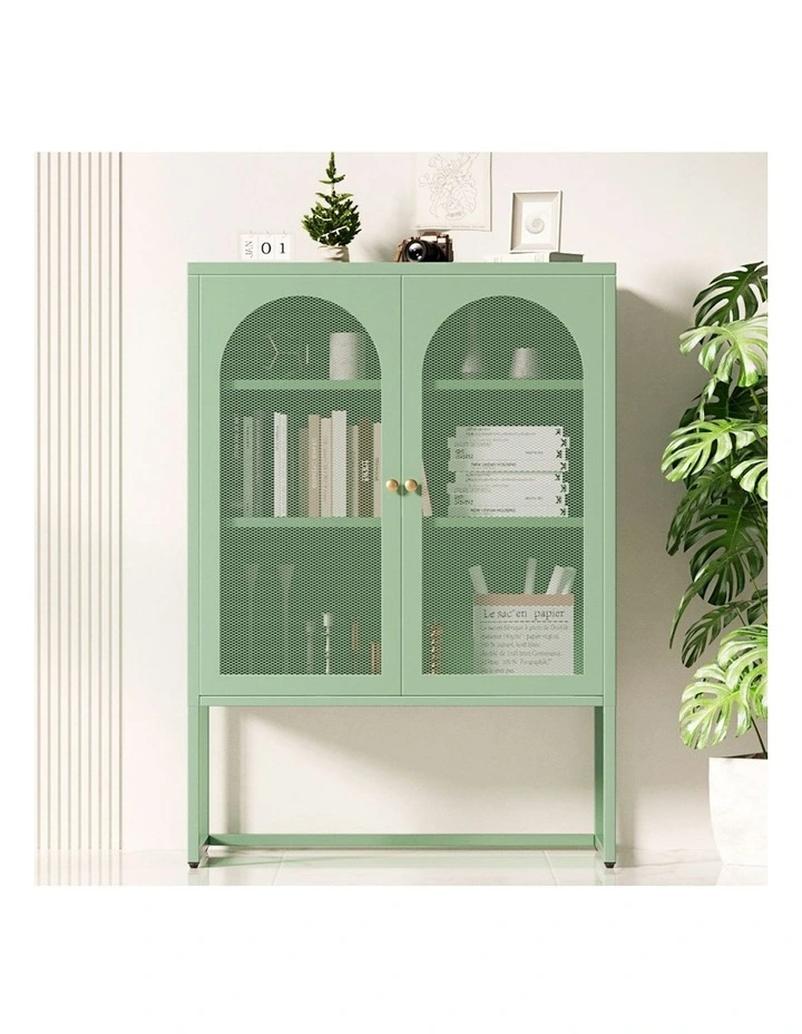 Buffet Sideboard Metal Cabinet in Elma Green