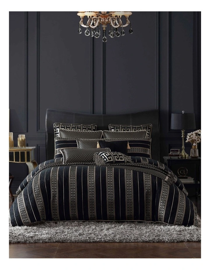 Mateo Quilt Cover Set in Gold
