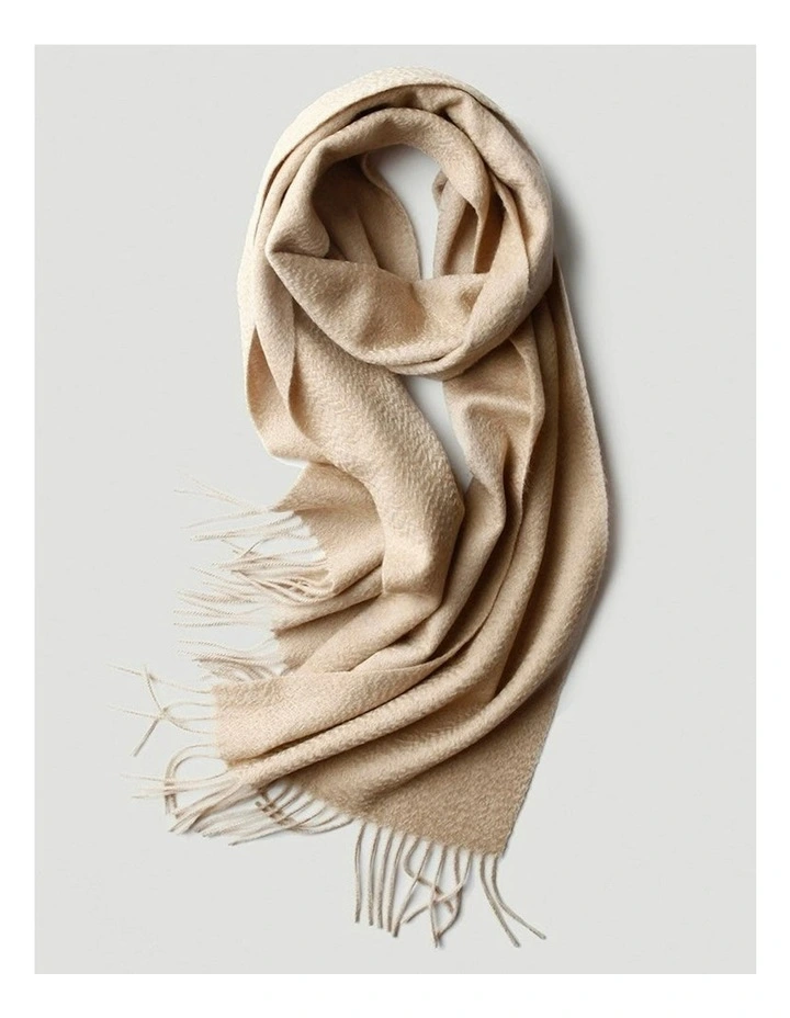 Sofia Cashmere Scarf in Sand