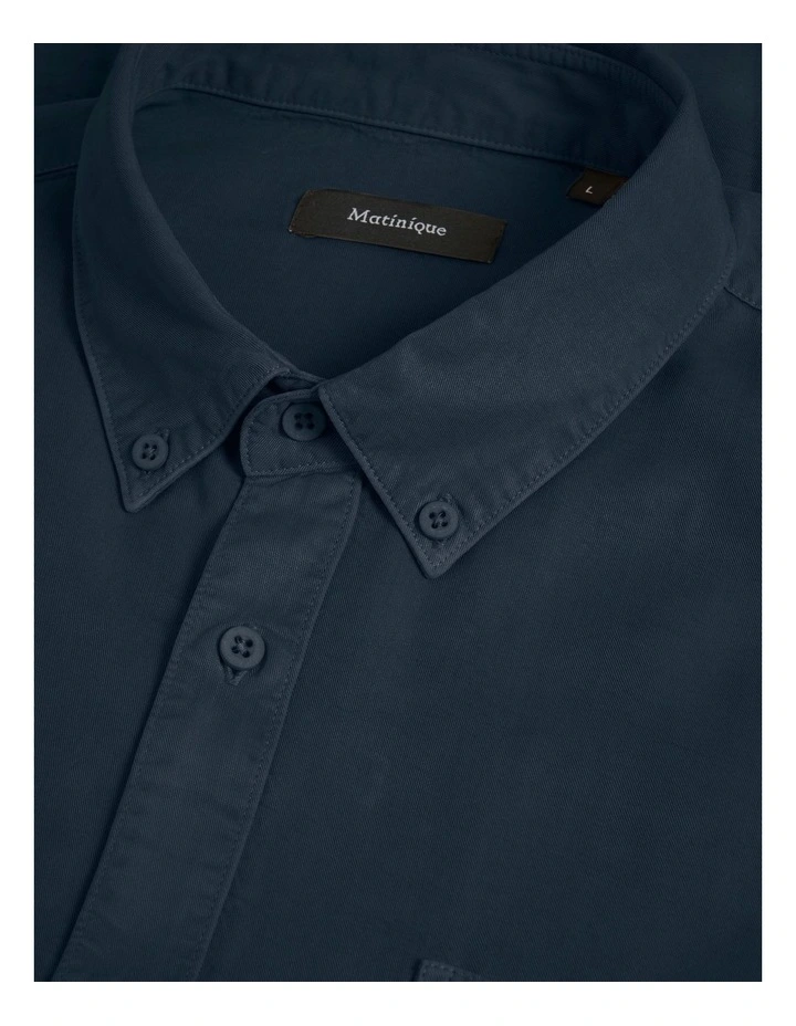 Trostol Long Sleeve Shirt in Dark Navy