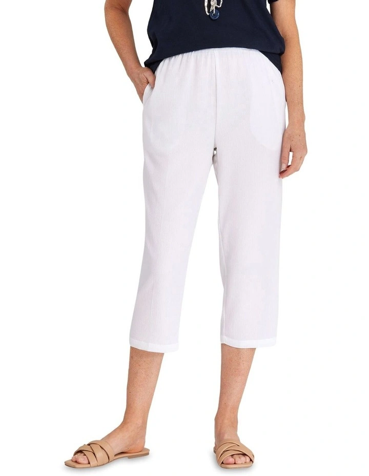 Barwon 3/4 Pant in White