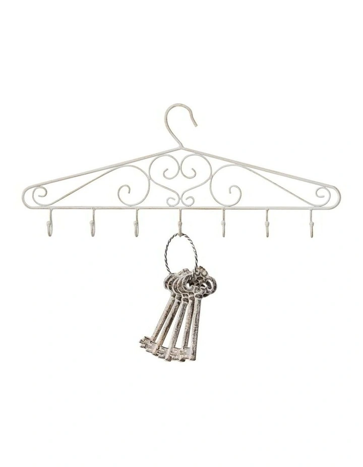 French Provincial Garden Hook in White