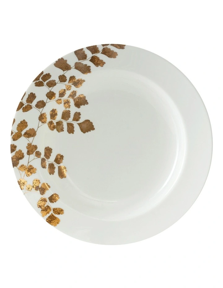 Vera Wang Jardin Rim 22cm Soup Plate White