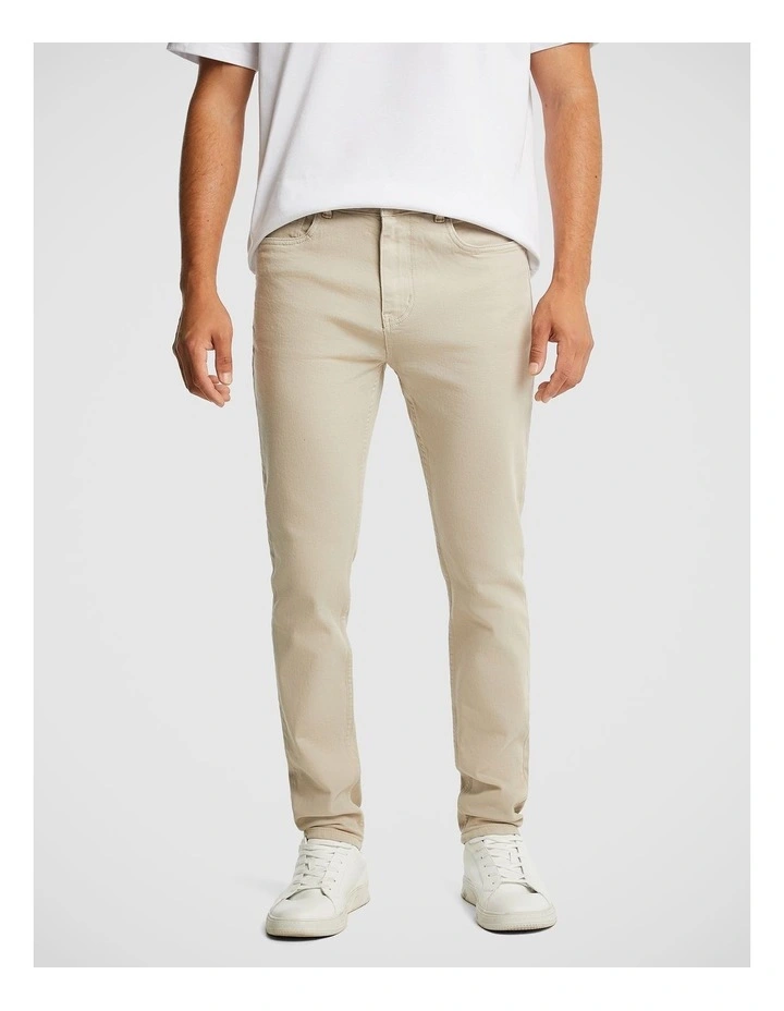 Bono Slim Jean in Stone