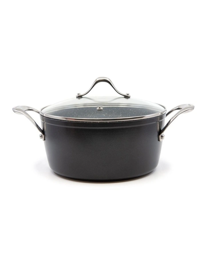 Tan-Ium Casserole With Glass Lid 24cm