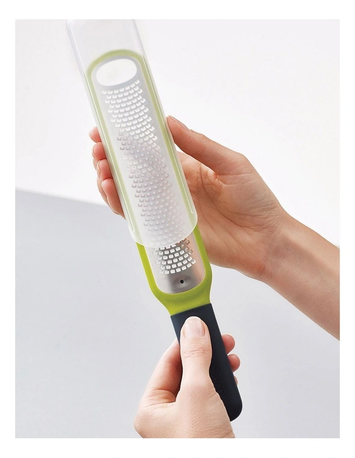 Handi Zest Mini Zester with Cleaning Blade in Green