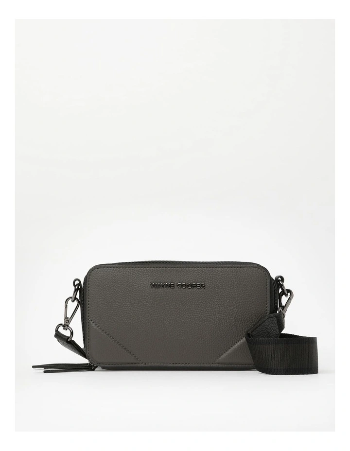 Courtnie Camera Crossbody Bag In Gunmetal