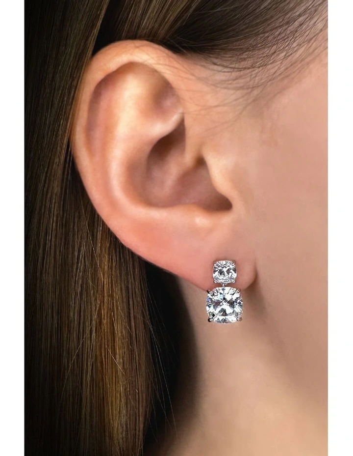 Dream Drop Earrings in Silver
