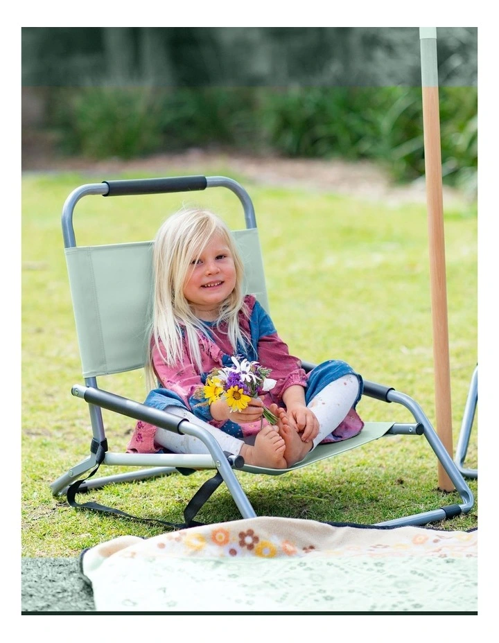 Folding Beach Chair 2 Pack in Green