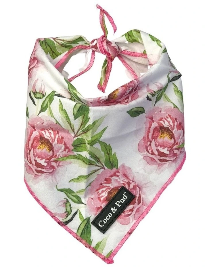 Peony Cotton Dog Bandana