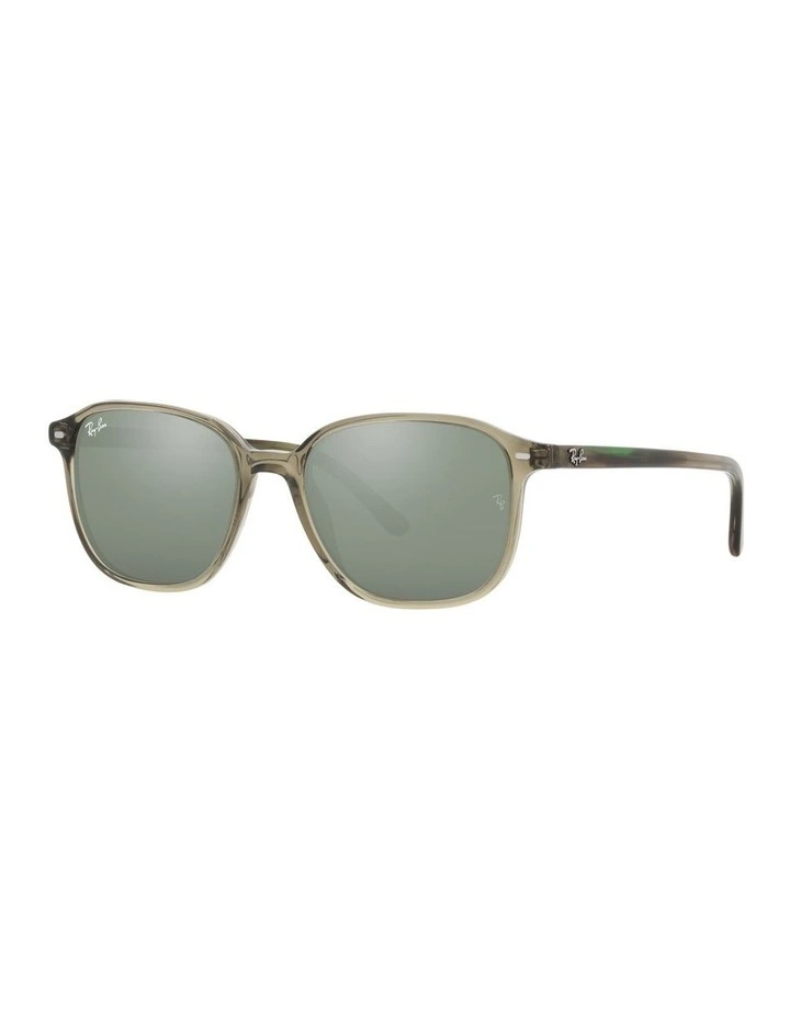 LEONARD Sunglasses In Transparent Green