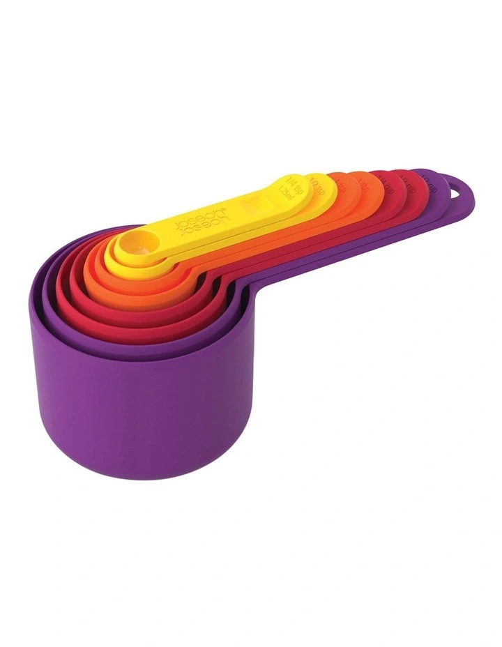 Nest Measure 8 Piece Measuring Cup Set in Multicolour