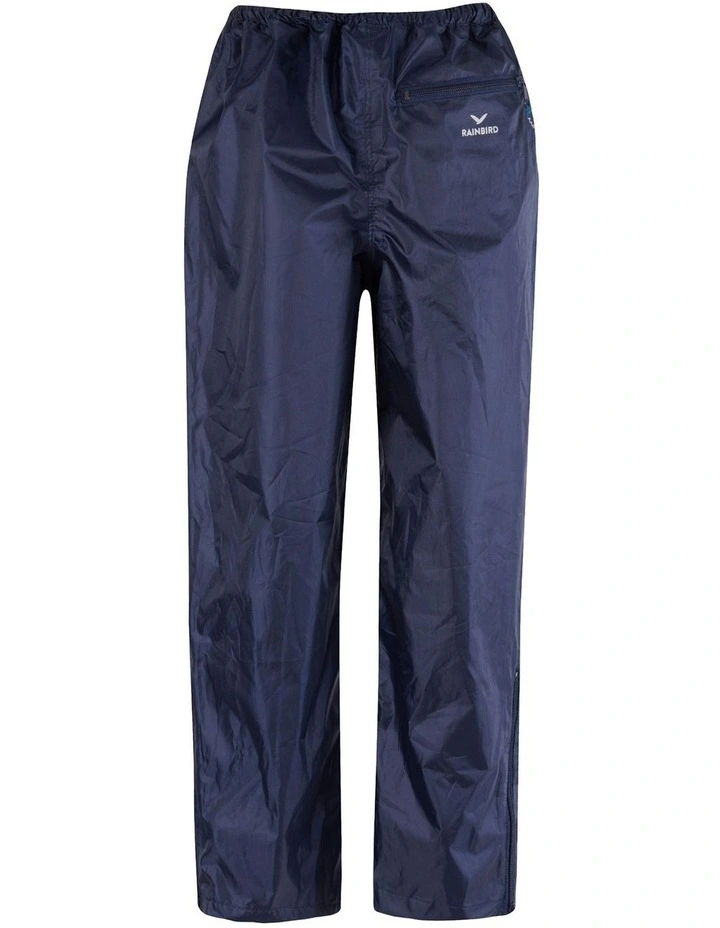 Stowaway Waterproof Rain Overpant in Navy