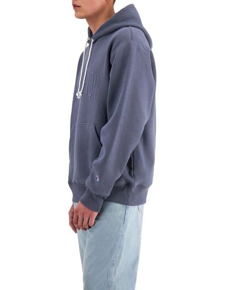 Lifestyle Jacquard Twill Hoodie in Smokey Eye
