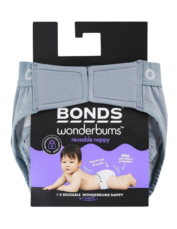 Baby Reusable Nappy in Blue