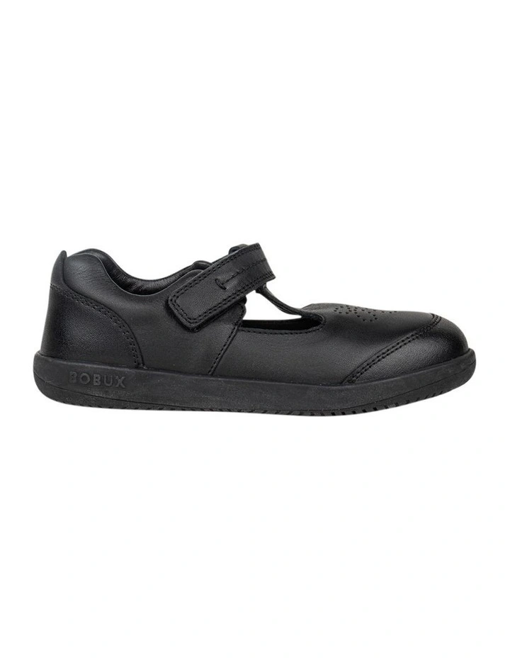 Brave T-Bar School Shoes in Black