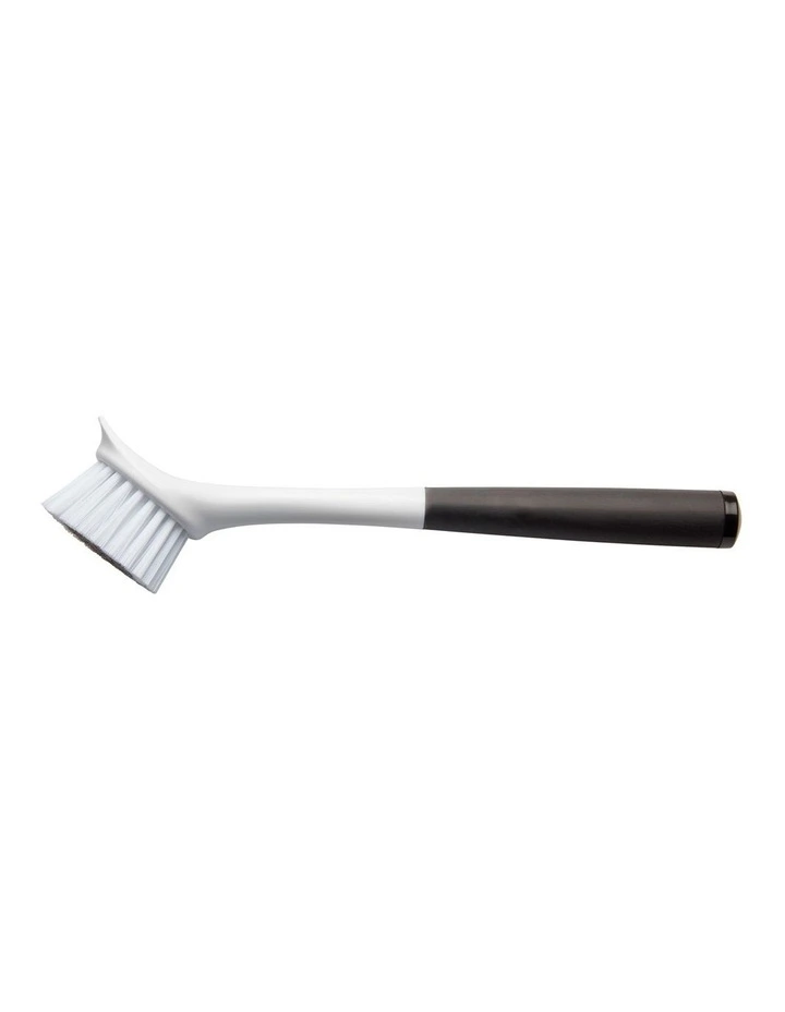 Pot and Pan Brush in White/Black