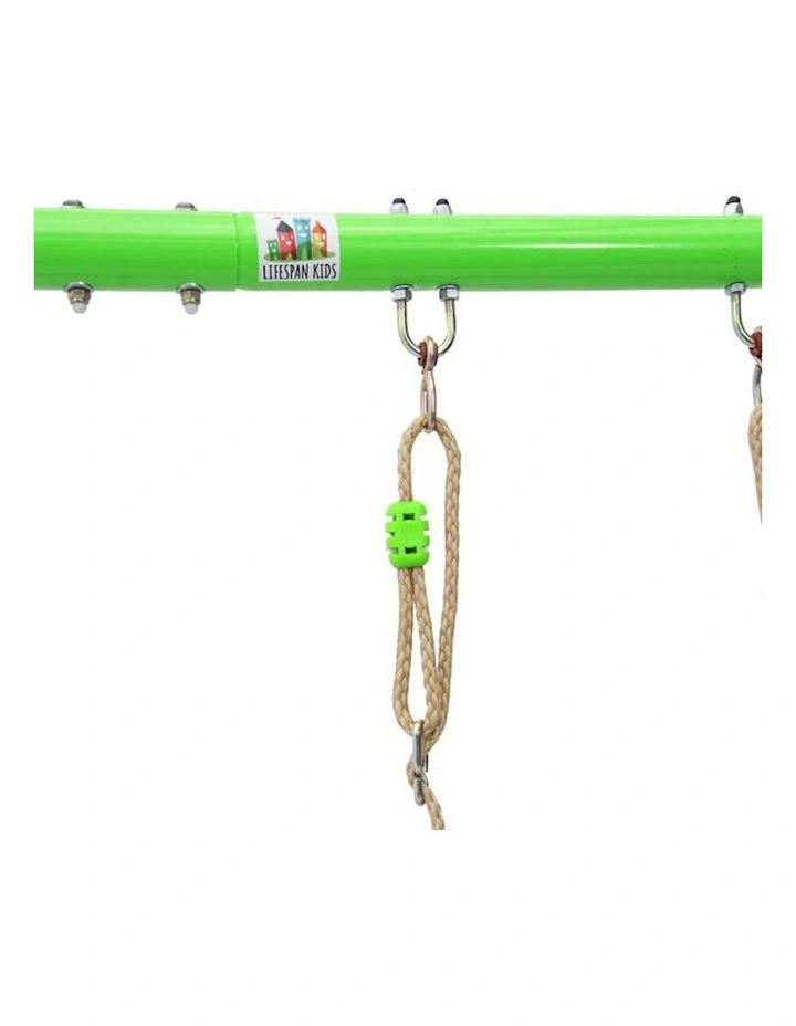 Hurley 2 Metal Swing Set