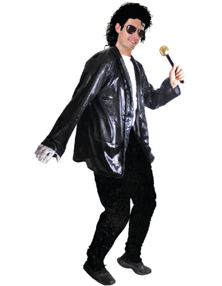 Michael Jackson Pop Star Costume in Black