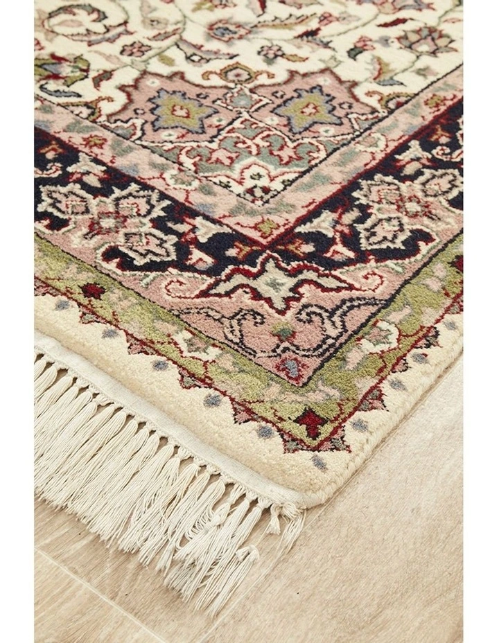 Indian Hand Knotted Persian Design Rug 200X117cm