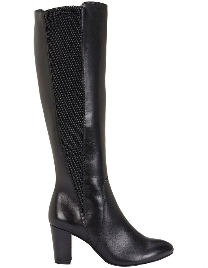 Knight Black Hi Shine Boots