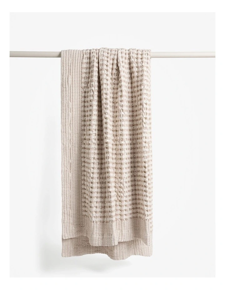 Eden Marle Throw in Natural Marle