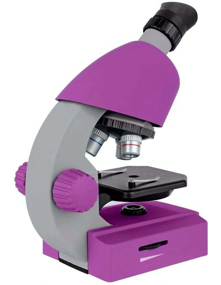 Microscope 40x-640x Magnification In Violet