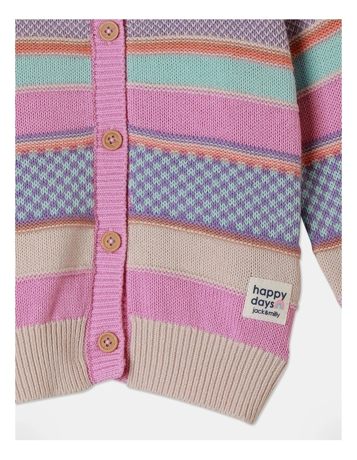 Tansy Stripe Cardigan in Assorted