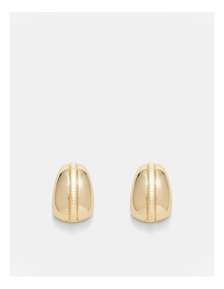 Exclaim Stud Earrings in Gold