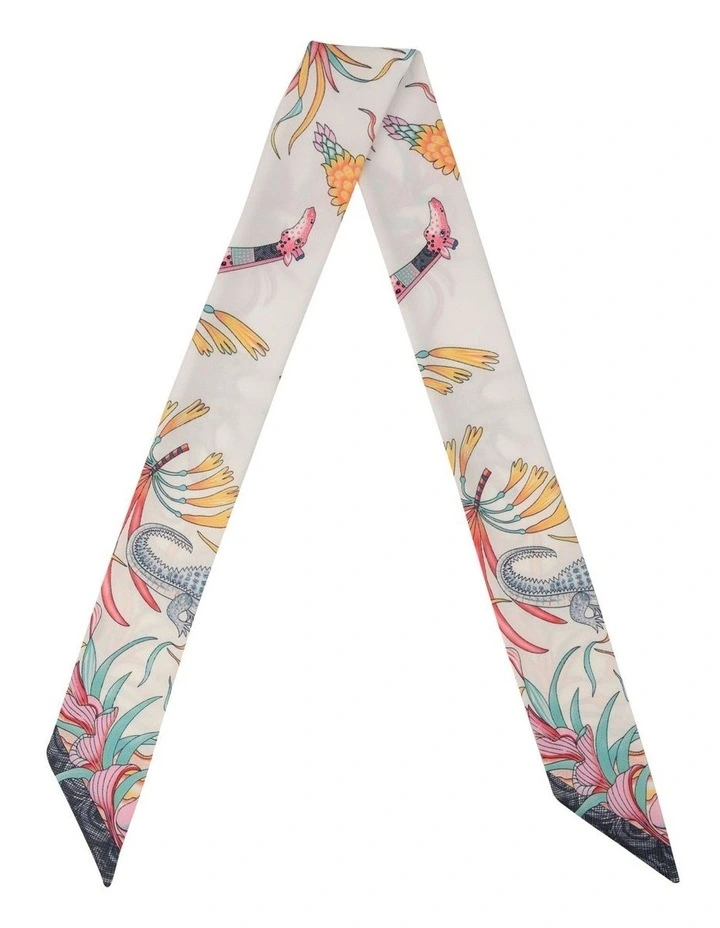 Ultimate Tropical Bag Scarf in Multi