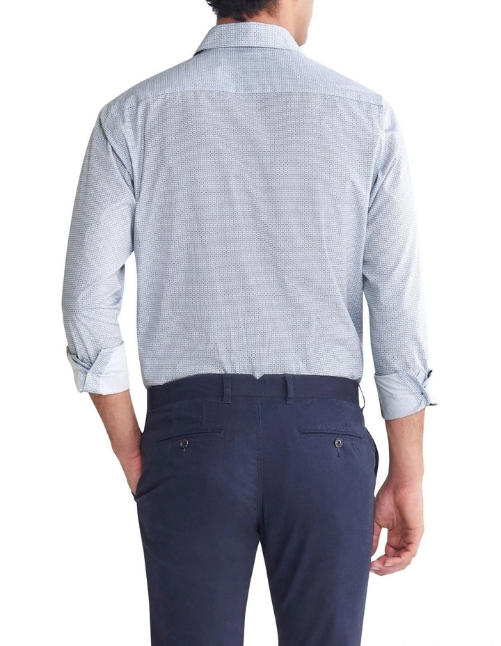 Tailored Long Sleeve Shirt in Red