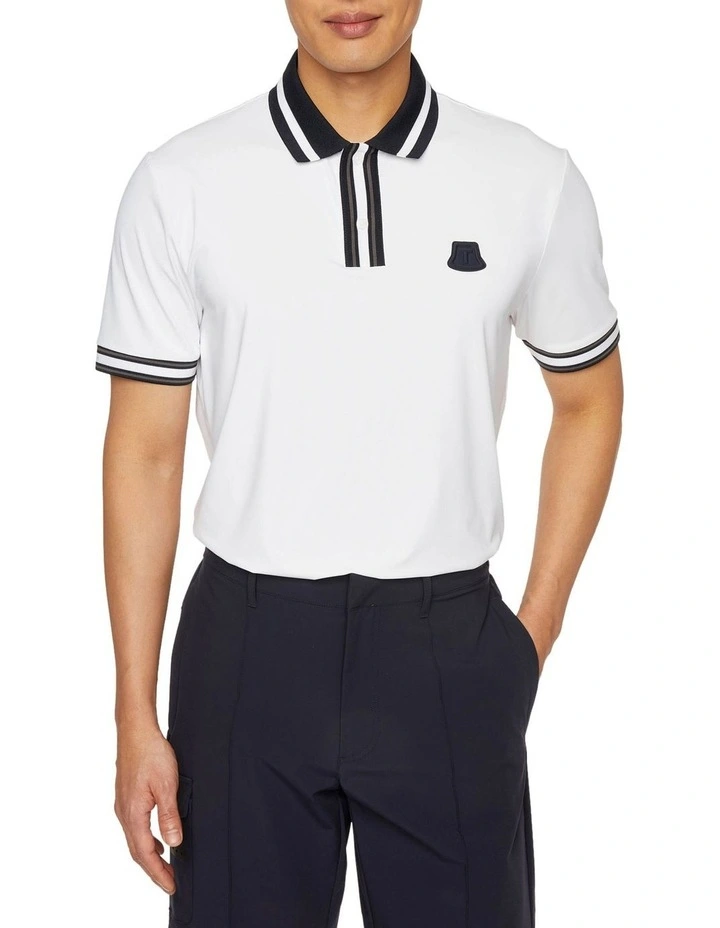 Match Polo in White