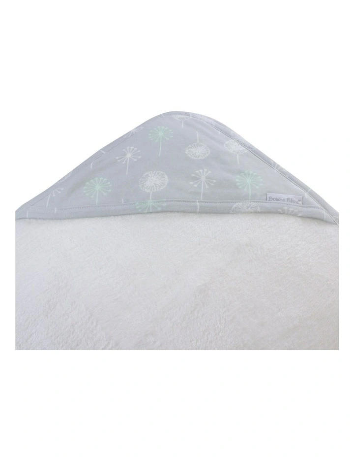 Mint Meadow Bamboo Hooded Towel in Grey