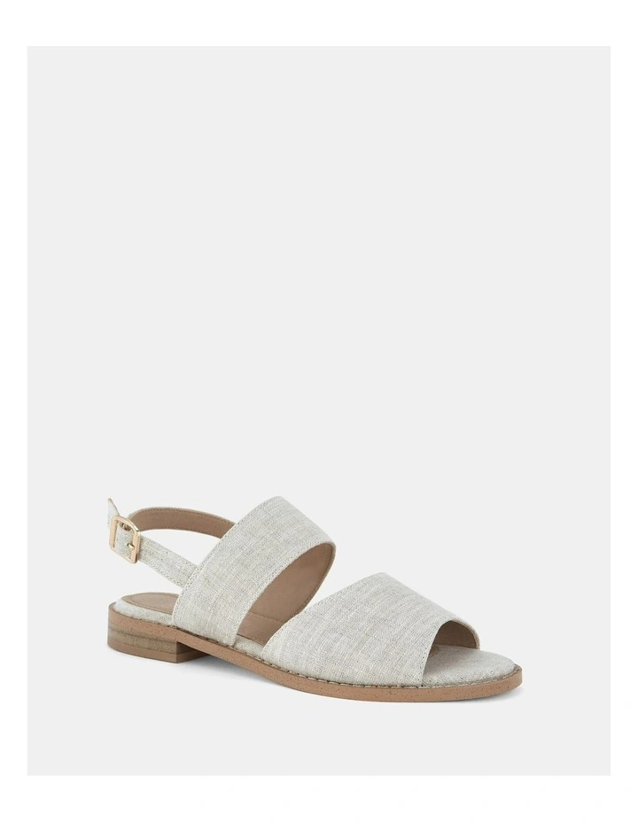 Tails Strappy Flats in Grey