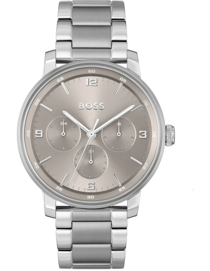 Contender Stainless Steel Watch in Grey