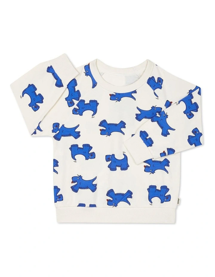 Soft Threads Pullover Print R1Q (Sizes 3-7) in Bob The Dog Blue