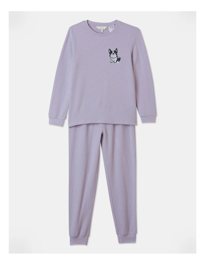 Corgi Pyjama Set in Orchid