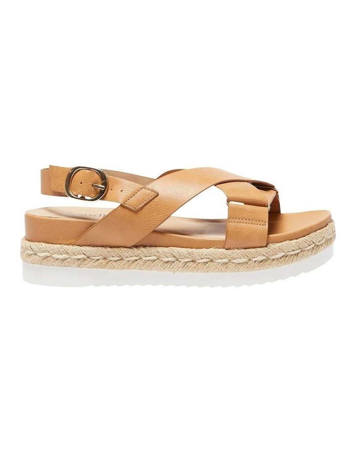 Wyatt Sandals In Camel Smooth