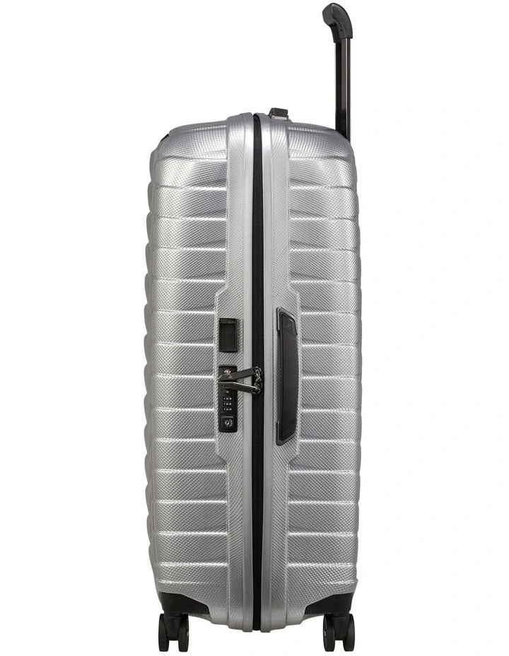 Proxis 75cm Spinner Suitcase in Silver