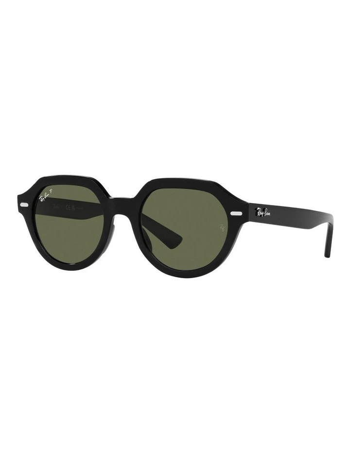 Gina Polarised Sunglasses in Black