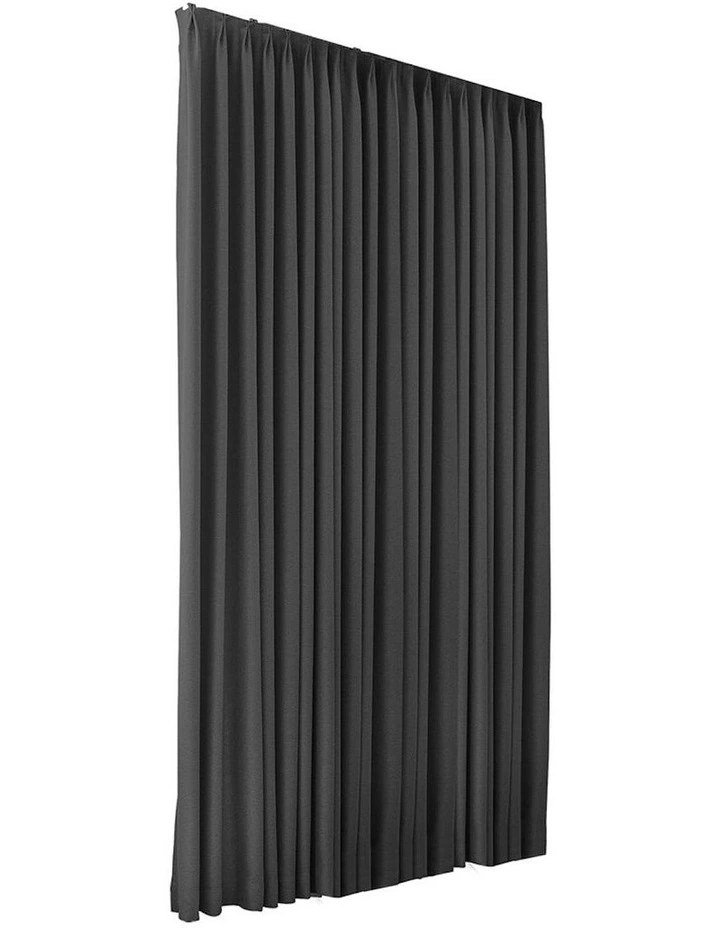 2XBlockout Chenille Blackout Draperies Curtains Eyelet Day 240x250 in Grey