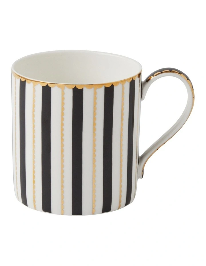 Gift Boxed Teas & C's Regency Straight Mug 380ml in Black