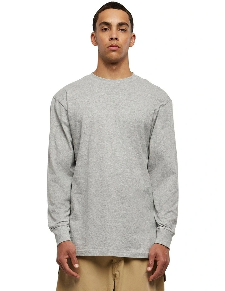 Long Sleeve Tall Tee in Grey