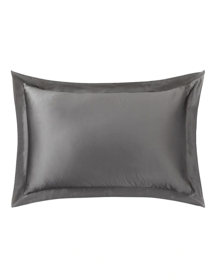 Lanham Silk Tailored Pillowcase in Flint