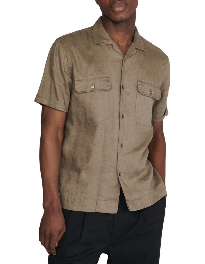 Kambpell Hertiage Short Sleeve Shirt in Walnut